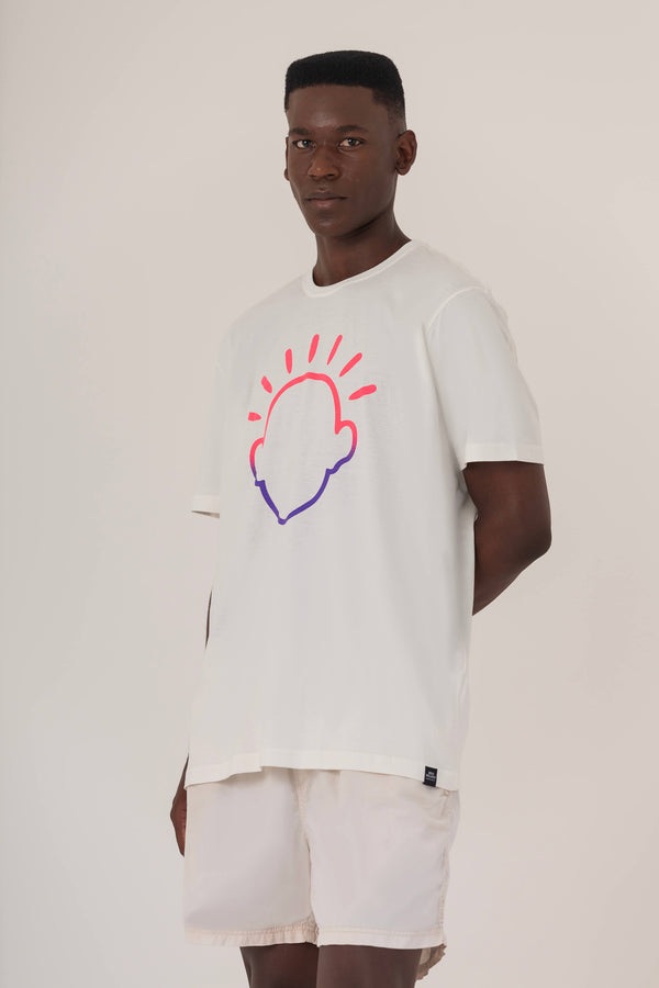 T-shirt Branca Gradiente
